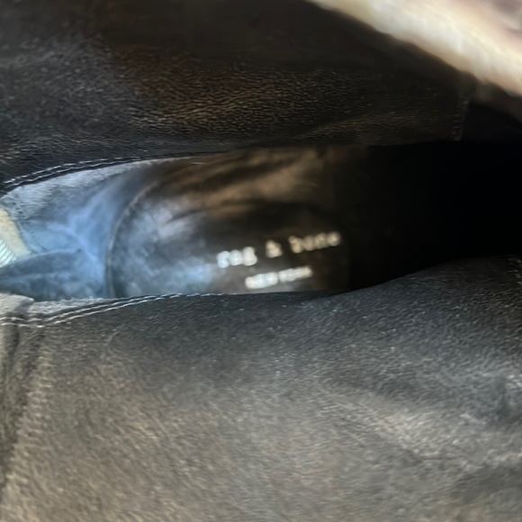 Rag & Bone Drea Crushed Velvet Ankle Boot Size 38 1/2 (8.5) - Picture 5 of 7